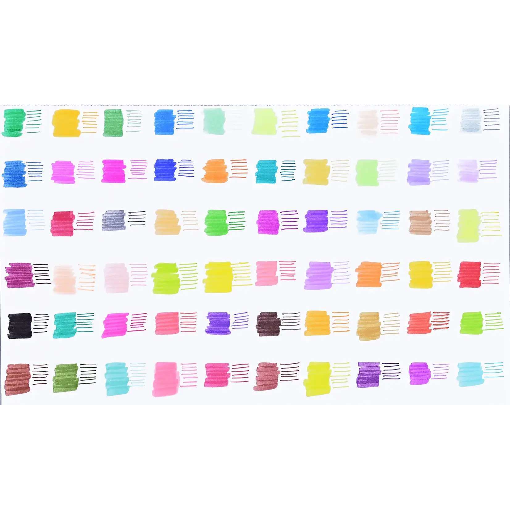 Peter Pauper Press Studio Series Dual-Tip Coloring Markers (set of 60)