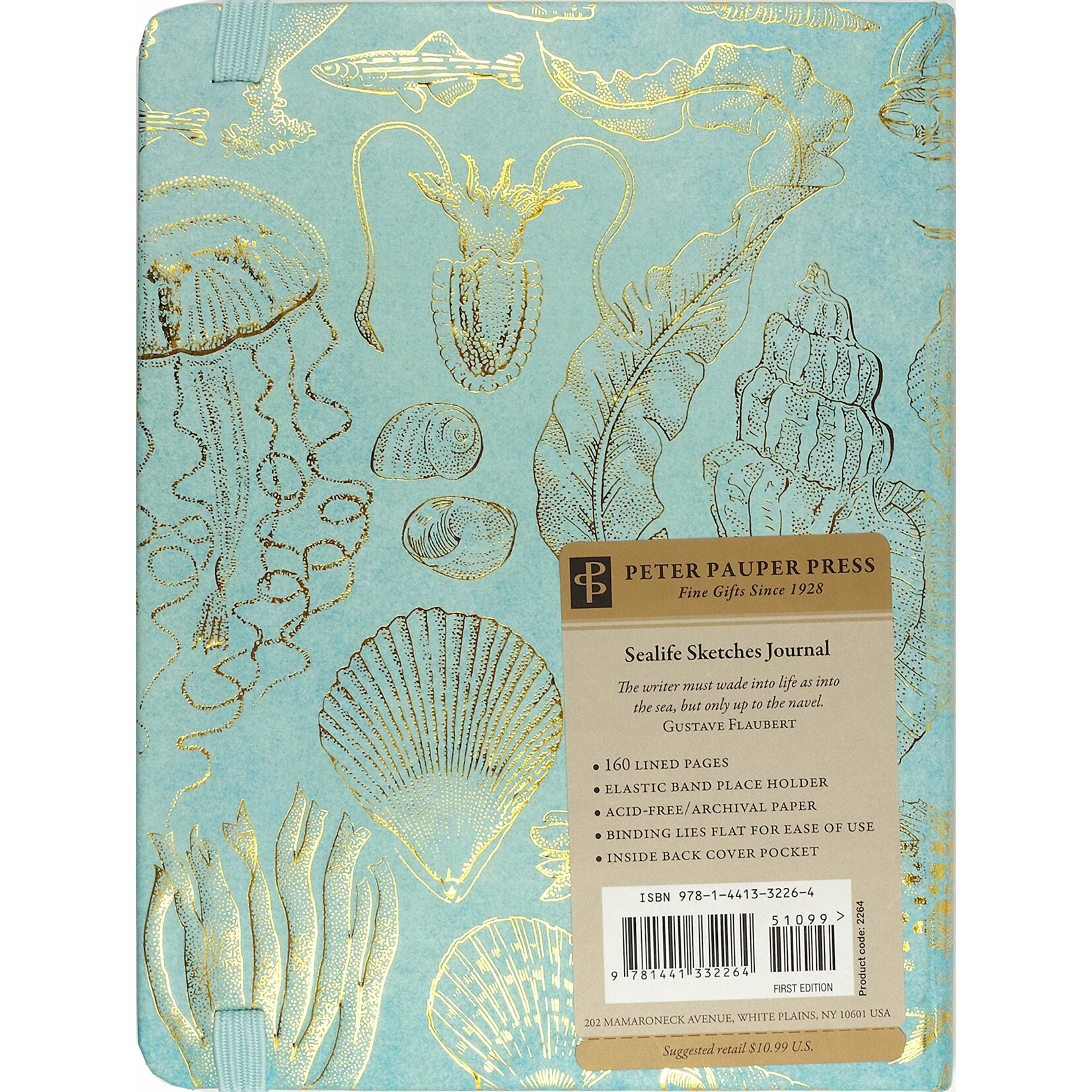 Peter Pauper Press Mid-Size Journal: Sealife Sketches