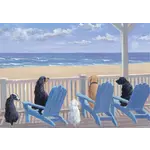 Peter Pauper Press Boxed Note Cards: Dogs In Deck Chairs