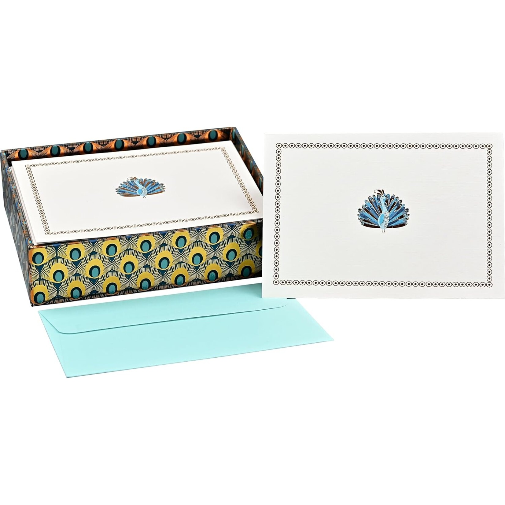 Peter Pauper Press Boxed Note Cards: Peacock
