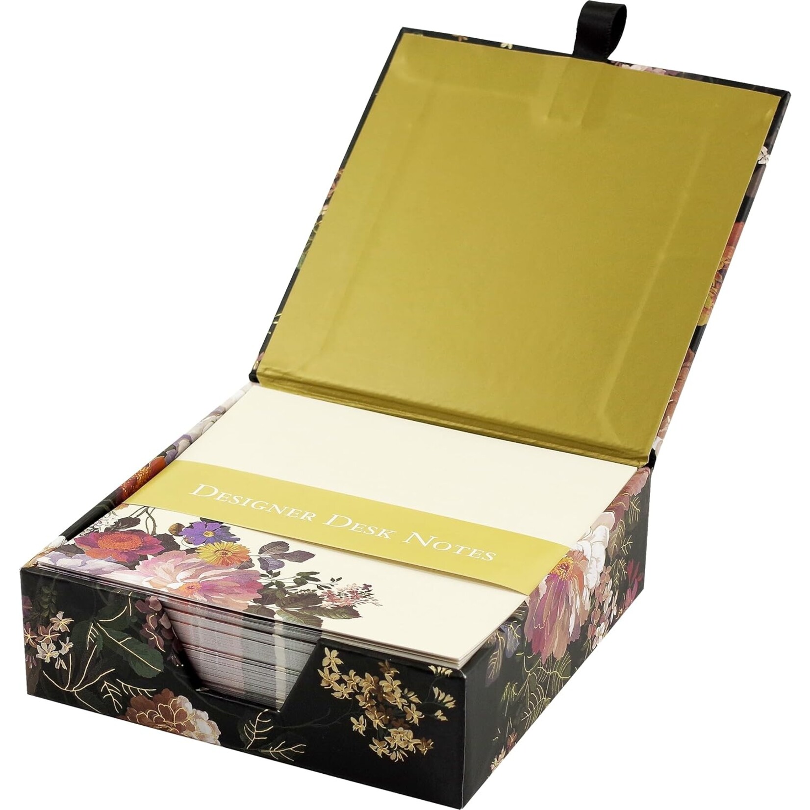 Peter Pauper Press Desk Notes: Midnight Floral