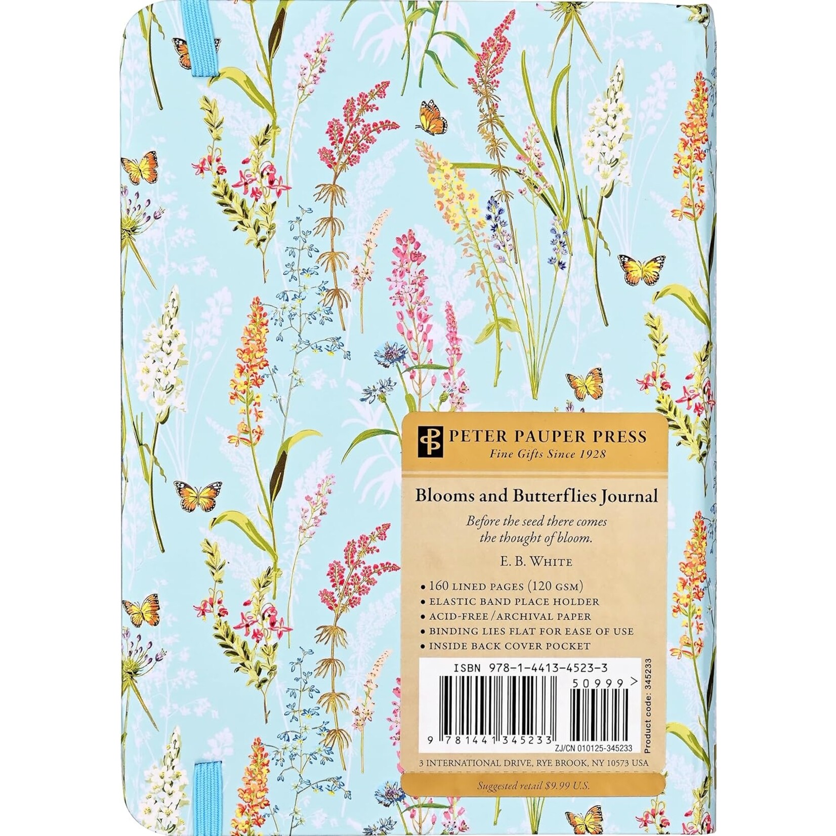 Peter Pauper Press Blooms & Butterflies Journal