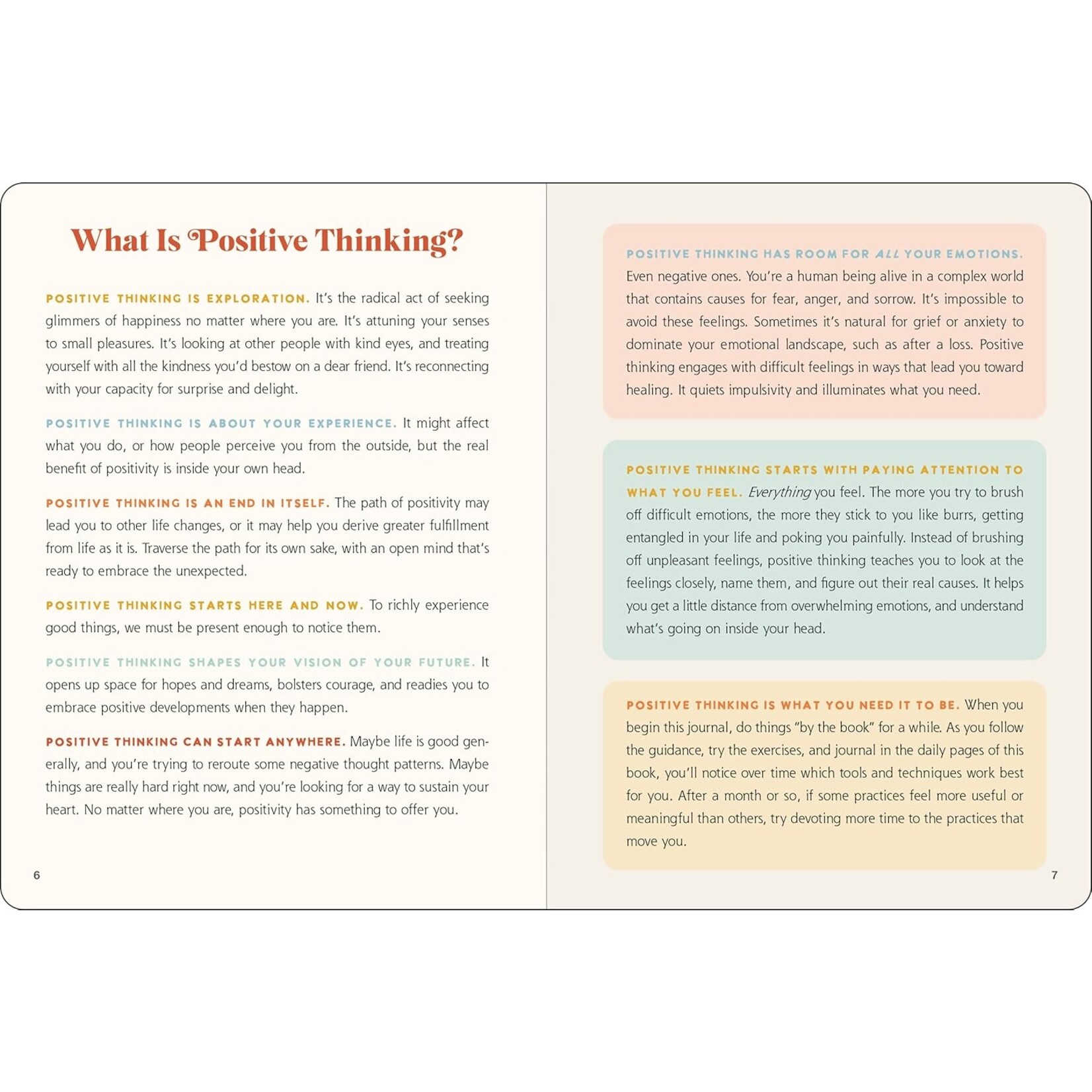 Peter Pauper Press Positive Thinking Interactive Journal