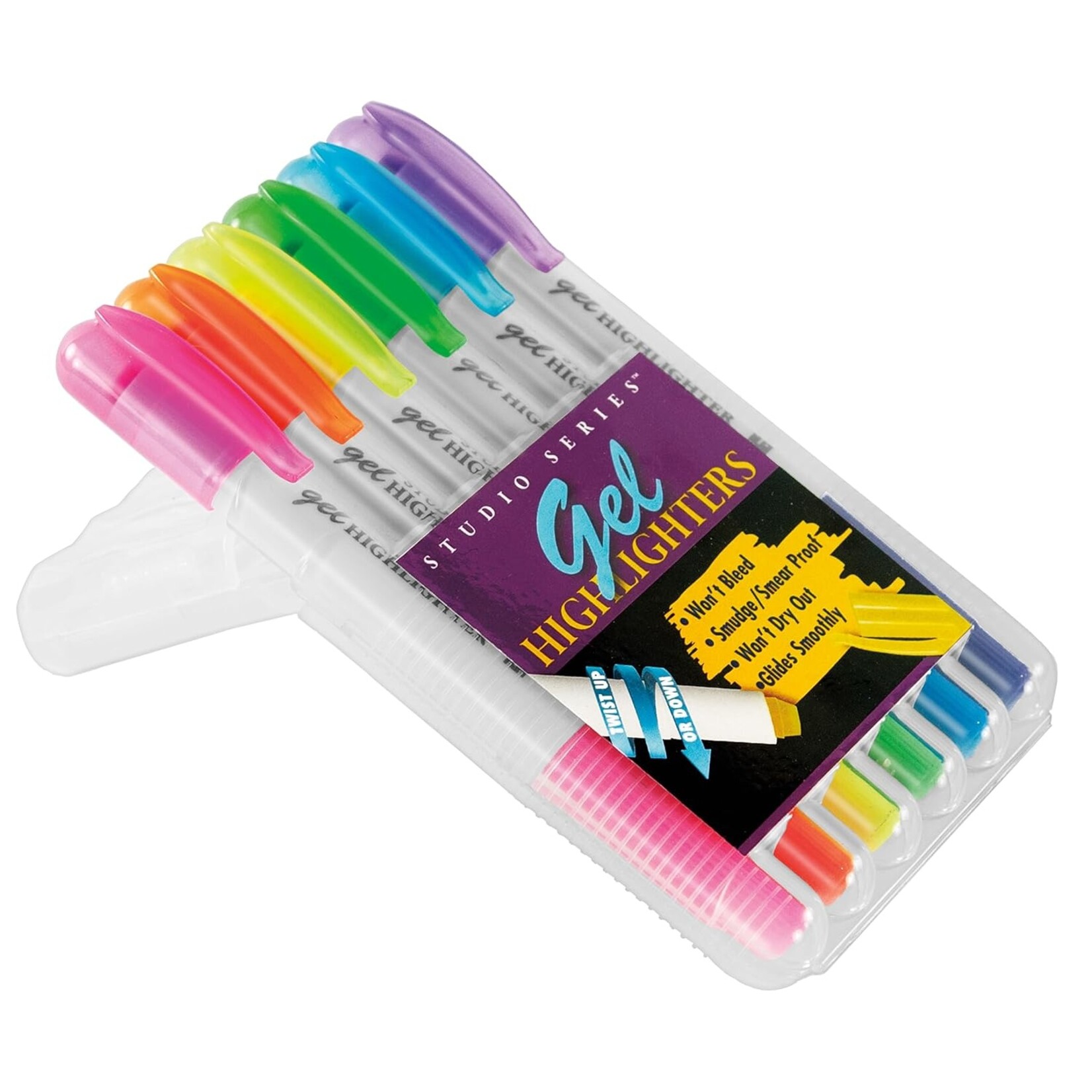Peter Pauper Press Studio Series Gel Highlighters (set of 6)