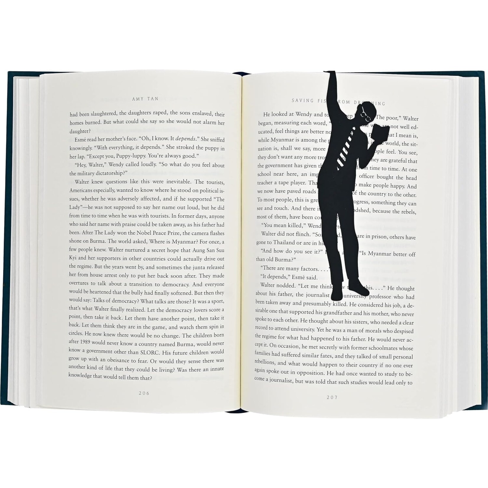 Peter Pauper Press Book Lover 'Hanging' Metal Bookmark
