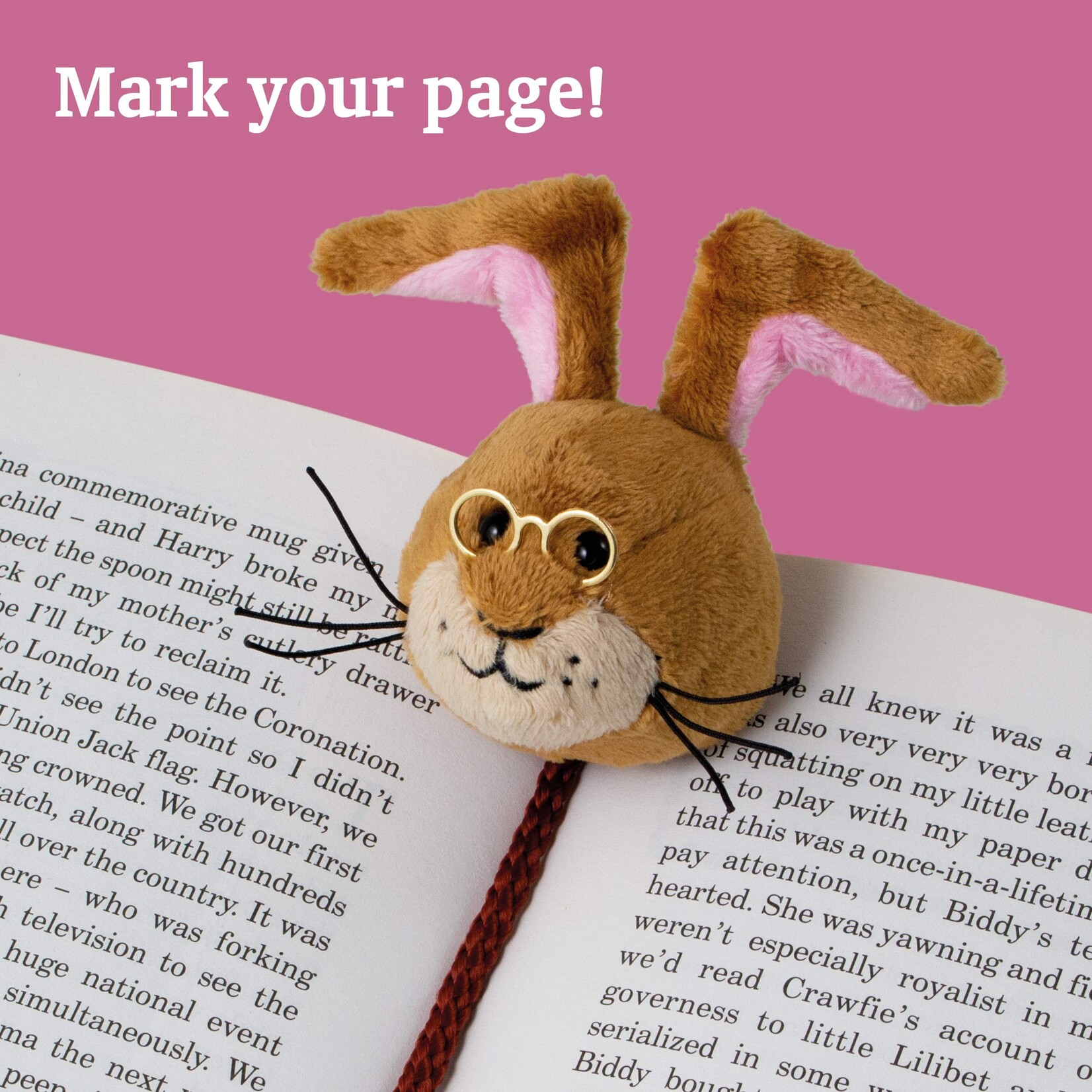 Book-Tails Bookmark - Rabbit
