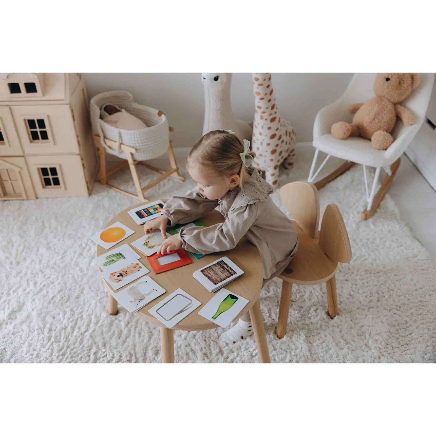 Tactile Flash Cards Montessori - Educational Toddler Toy