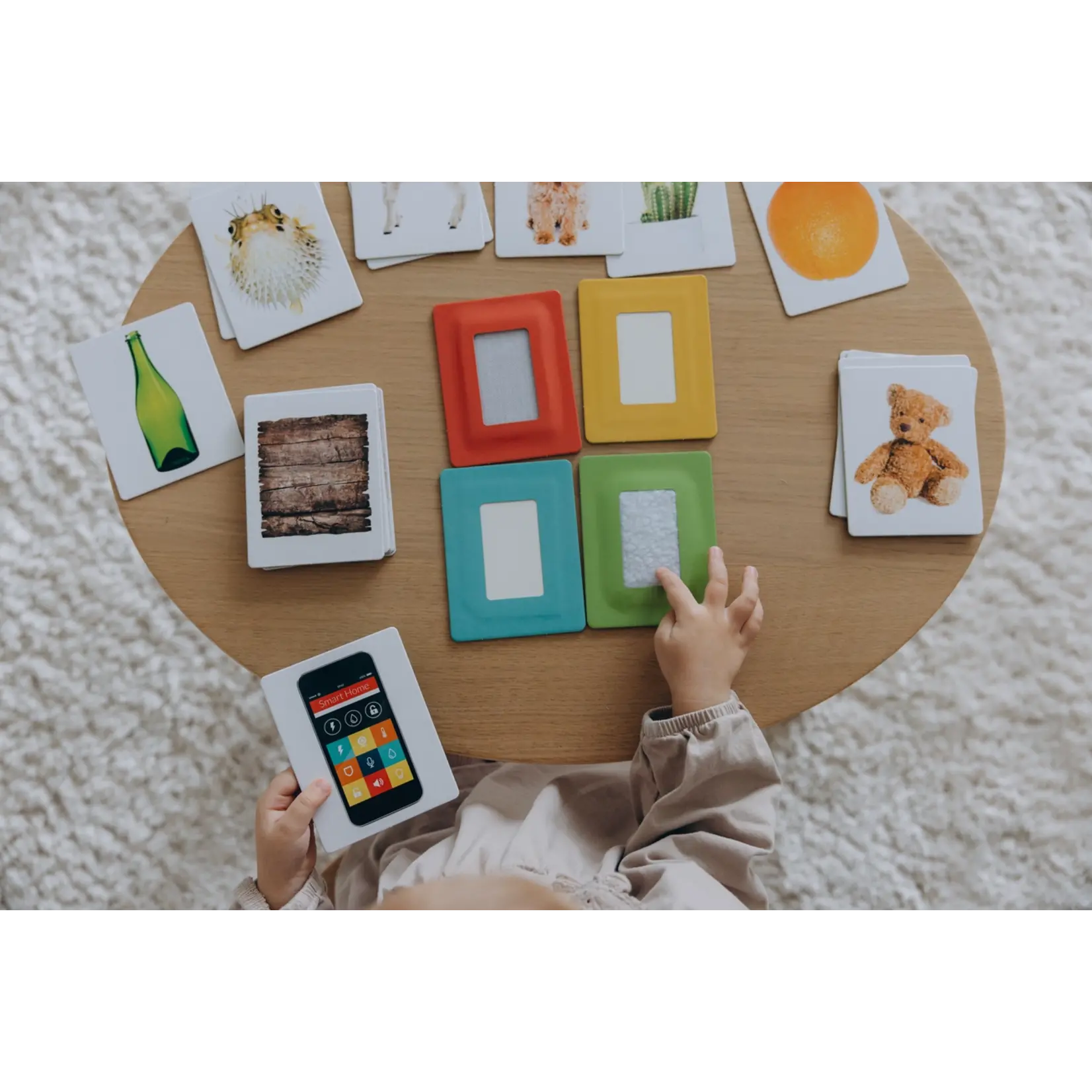 Tactile Flash Cards Montessori - Educational Toddler Toy