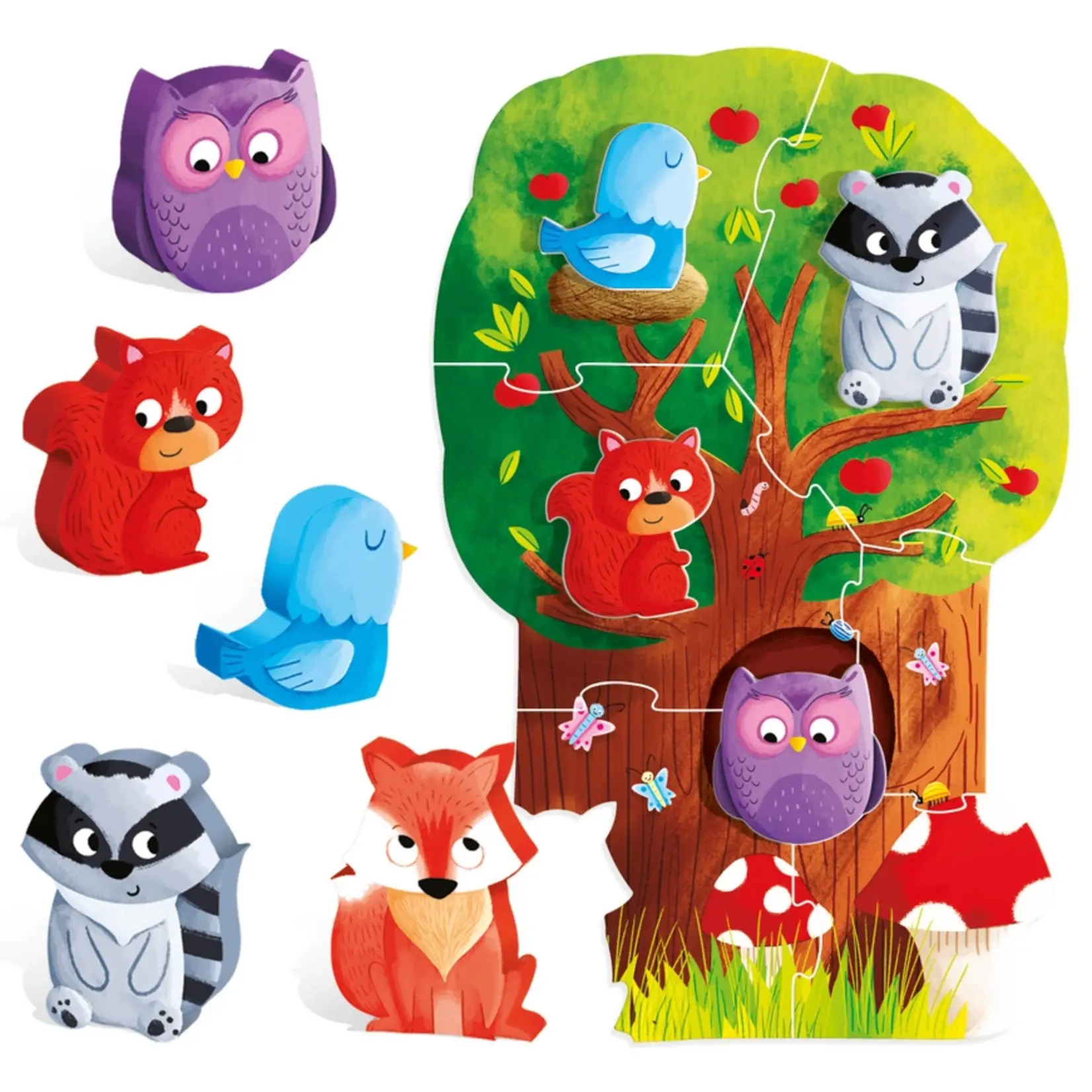 Montessori First Puzzle the Forest - Educational Toddler Toy