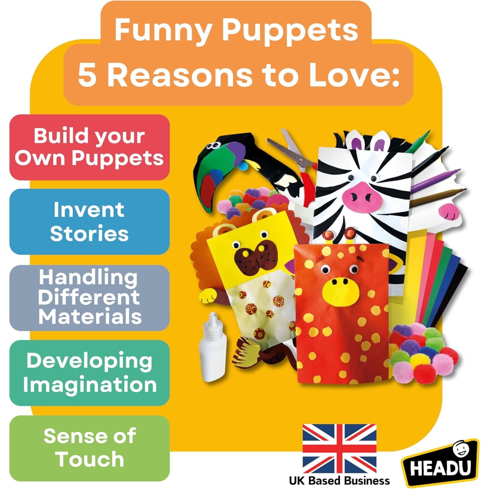 Funny Puppets - Educational Toy for Kids
