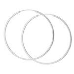 The Brooklawn Sterling Silver Hoop Earring