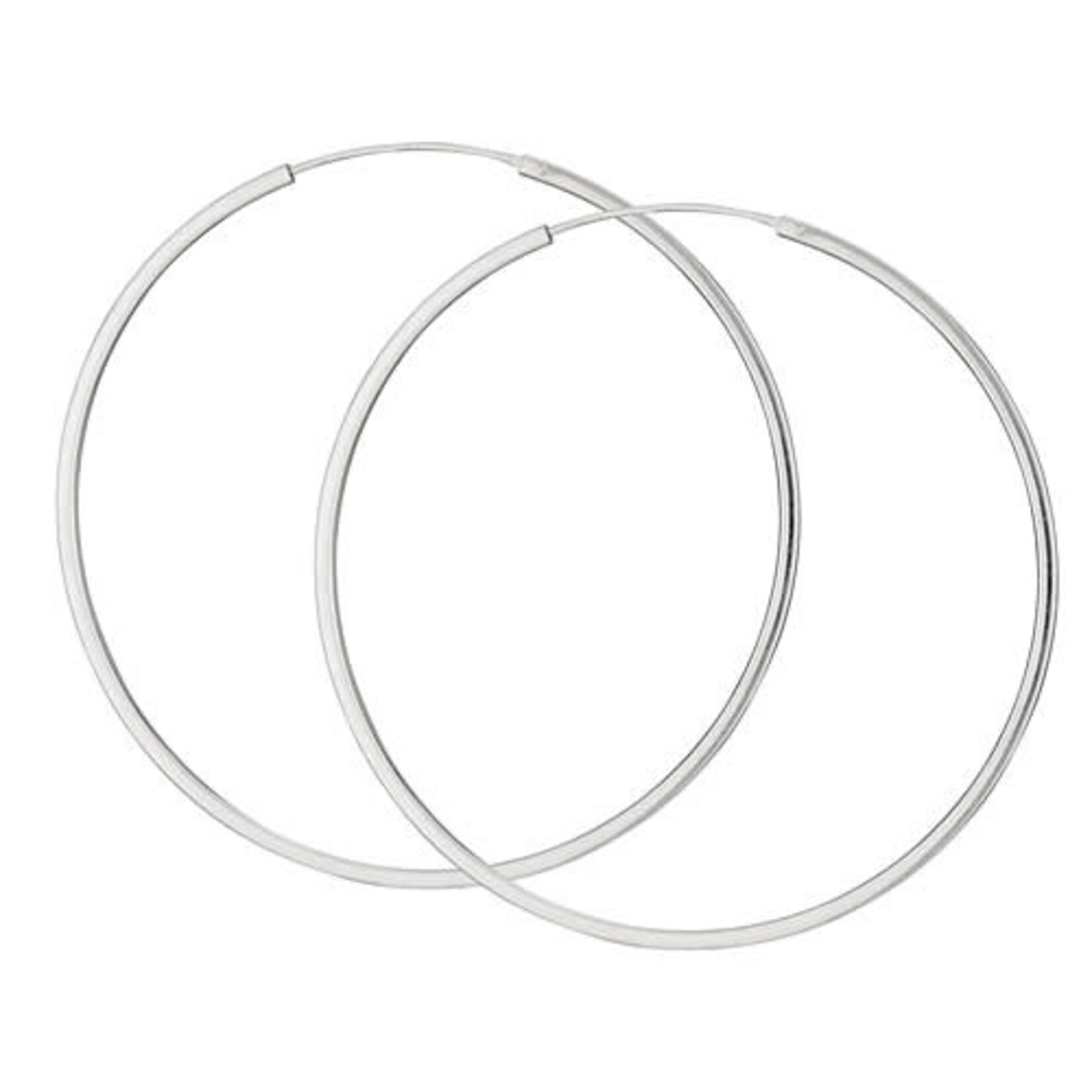 The Brooklawn Sterling Silver Hoop Earring