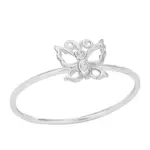 Little Butterfly Sterling Silver Ring
