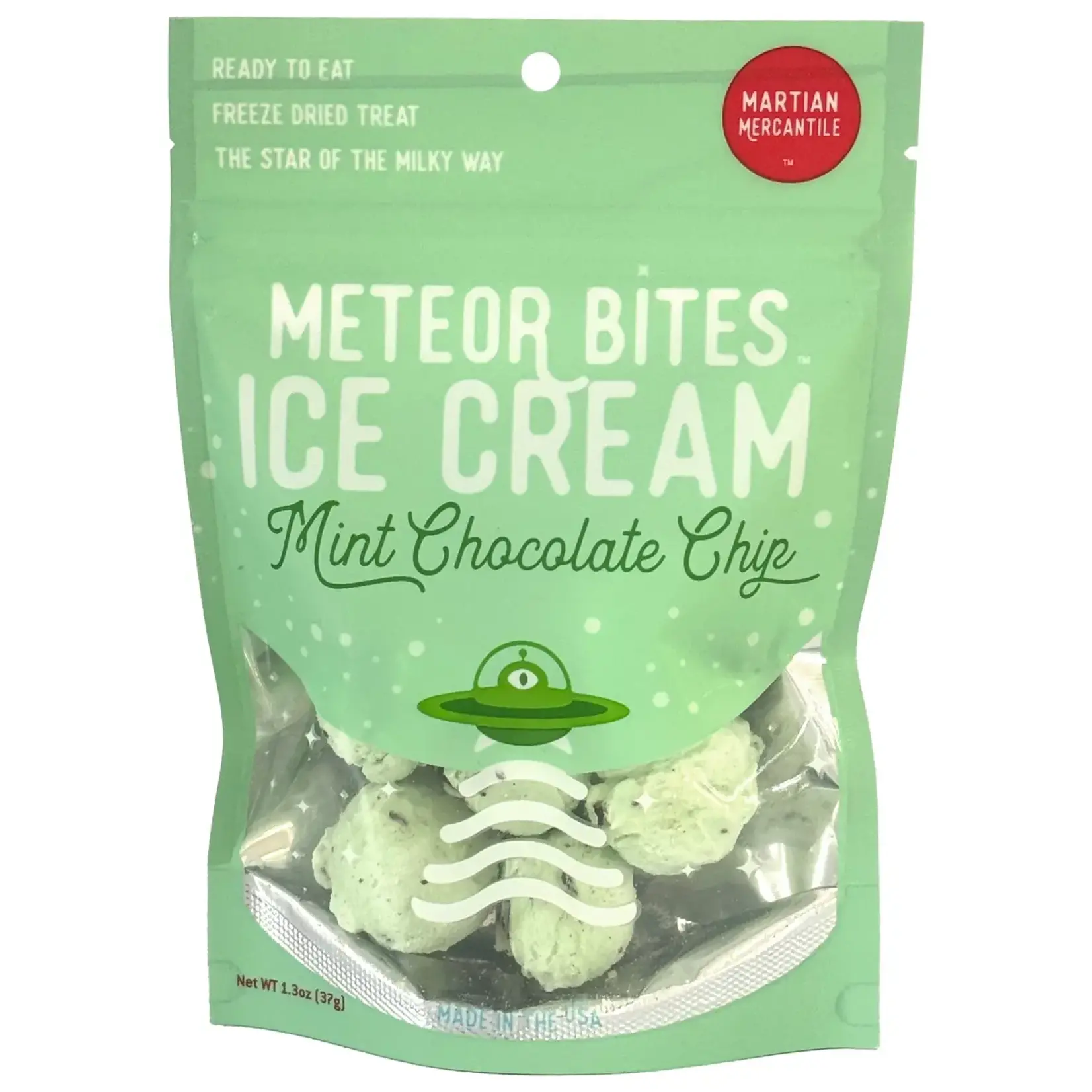 Meteor Bites Freeze-Dried Ice Cream: Mint Chocolate Chip