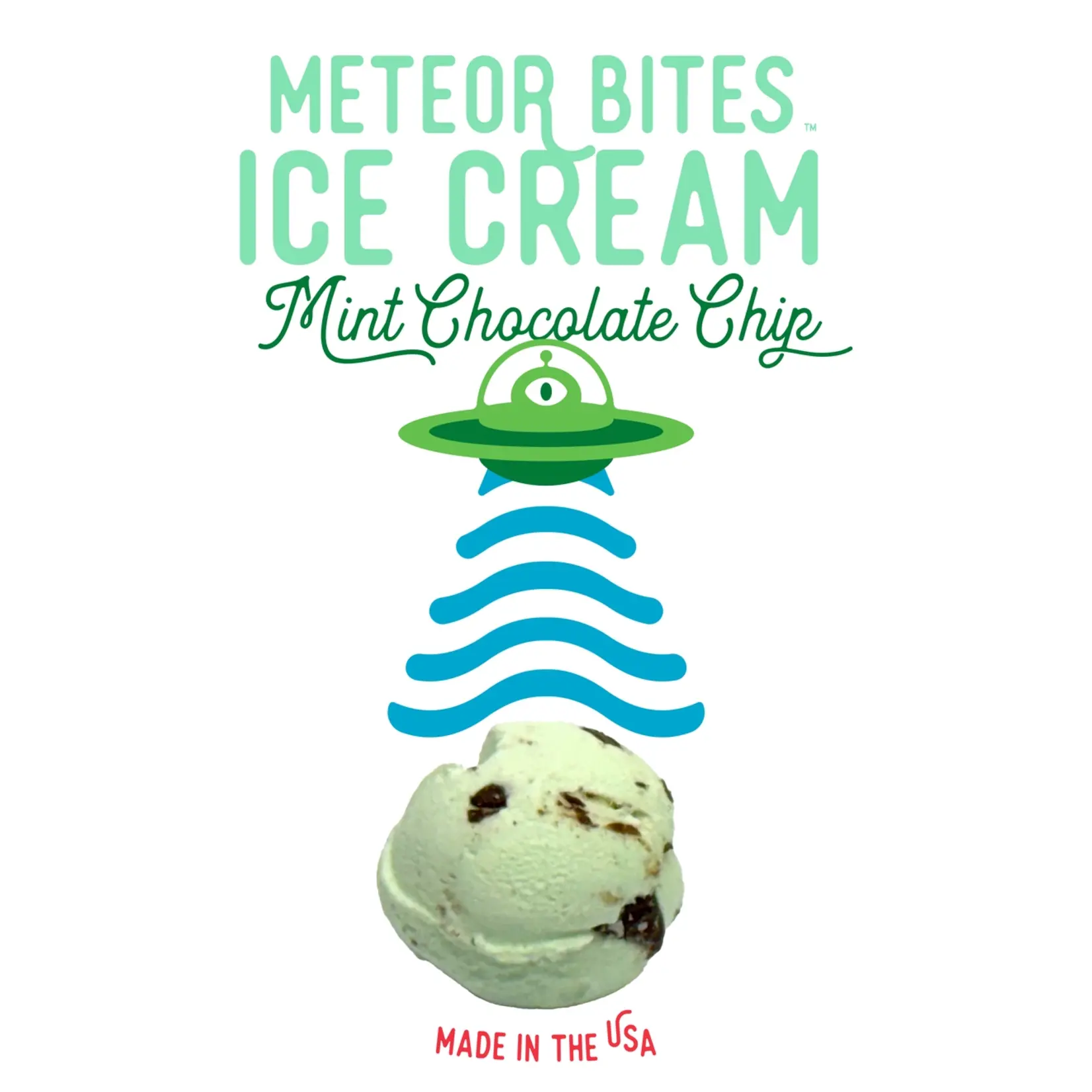 Meteor Bites Freeze-Dried Ice Cream: Mint Chocolate Chip