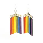 Wooden Pride Earrings