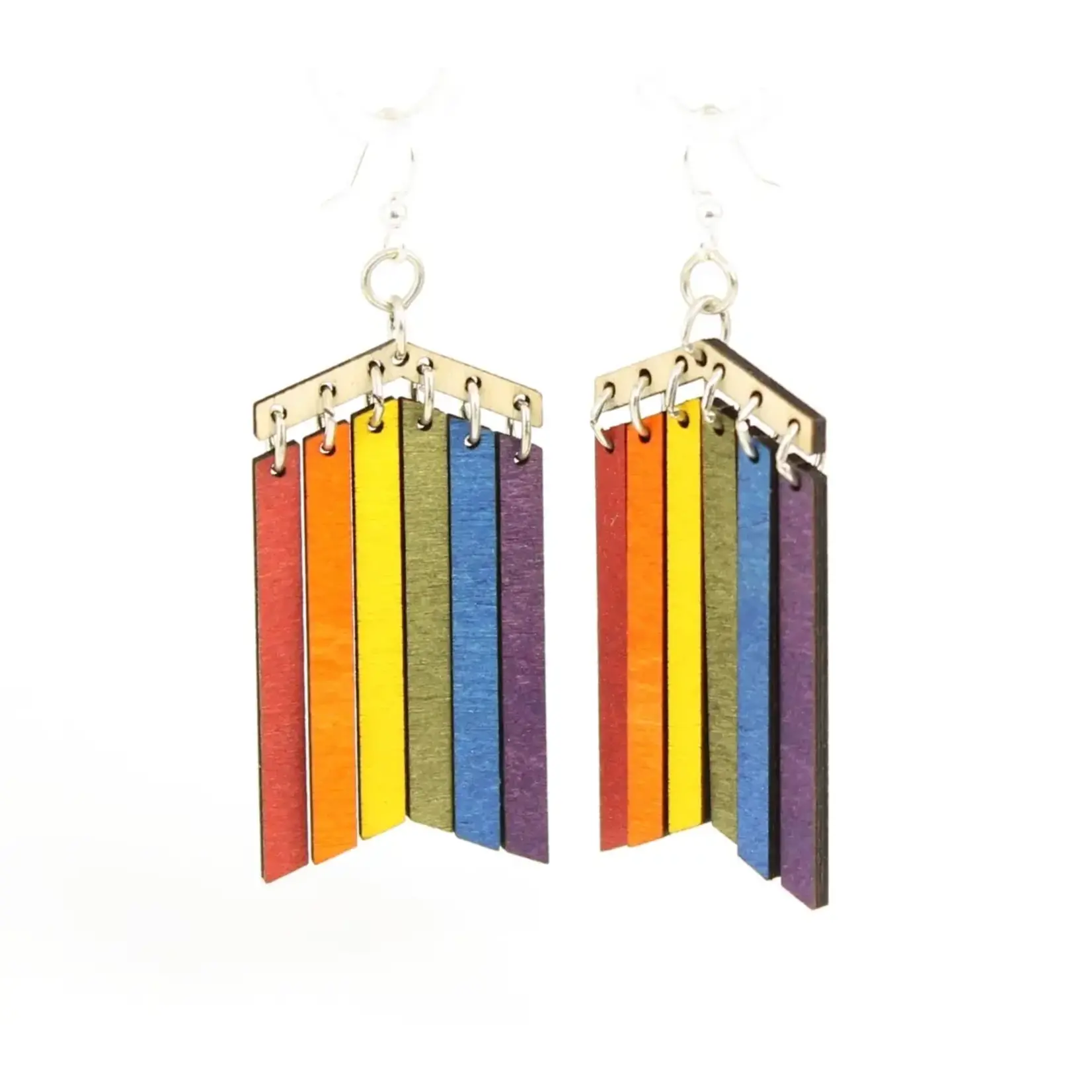 Wooden Pride Earrings