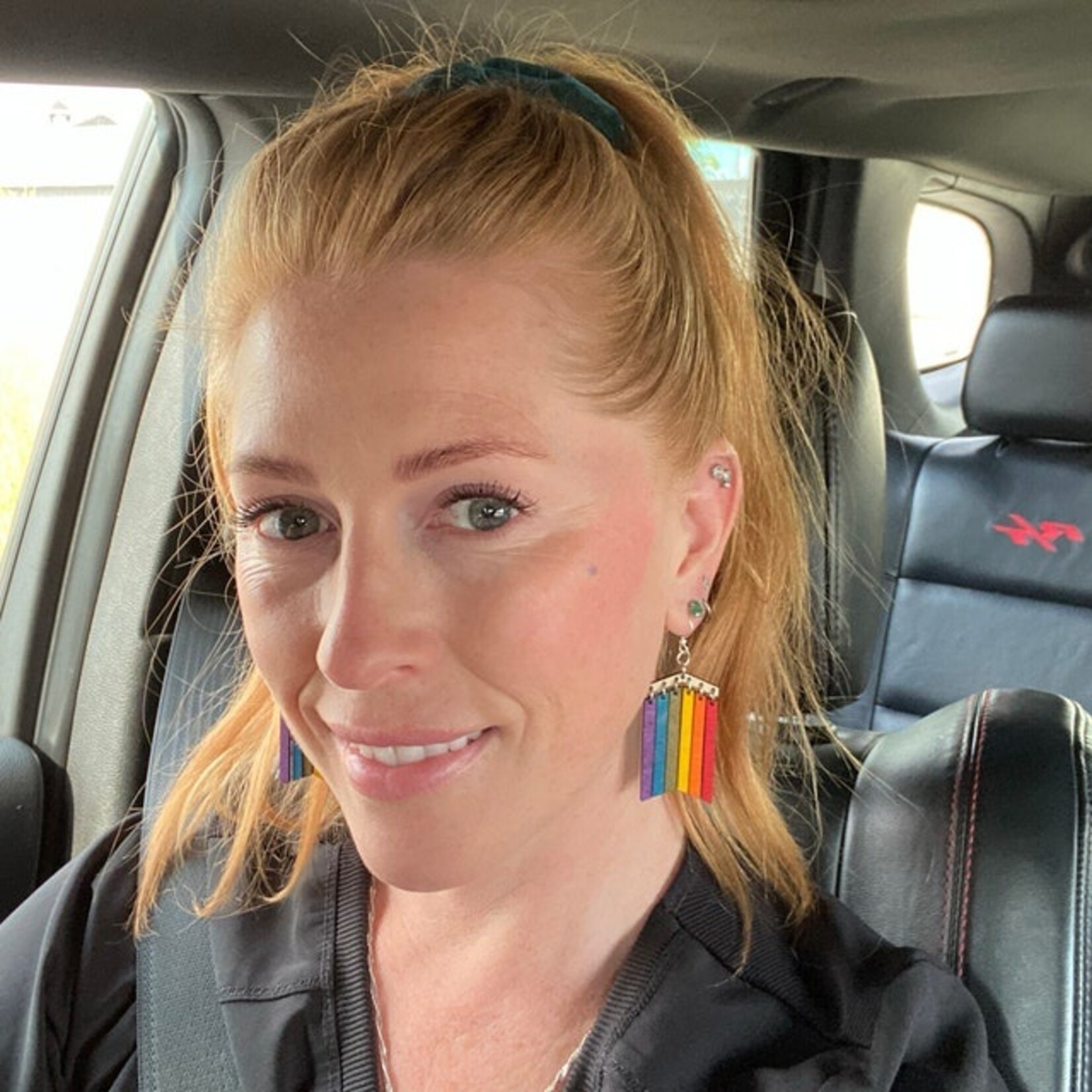 Wooden Pride Earrings