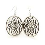 Dreamcatcher Wooden Earrings