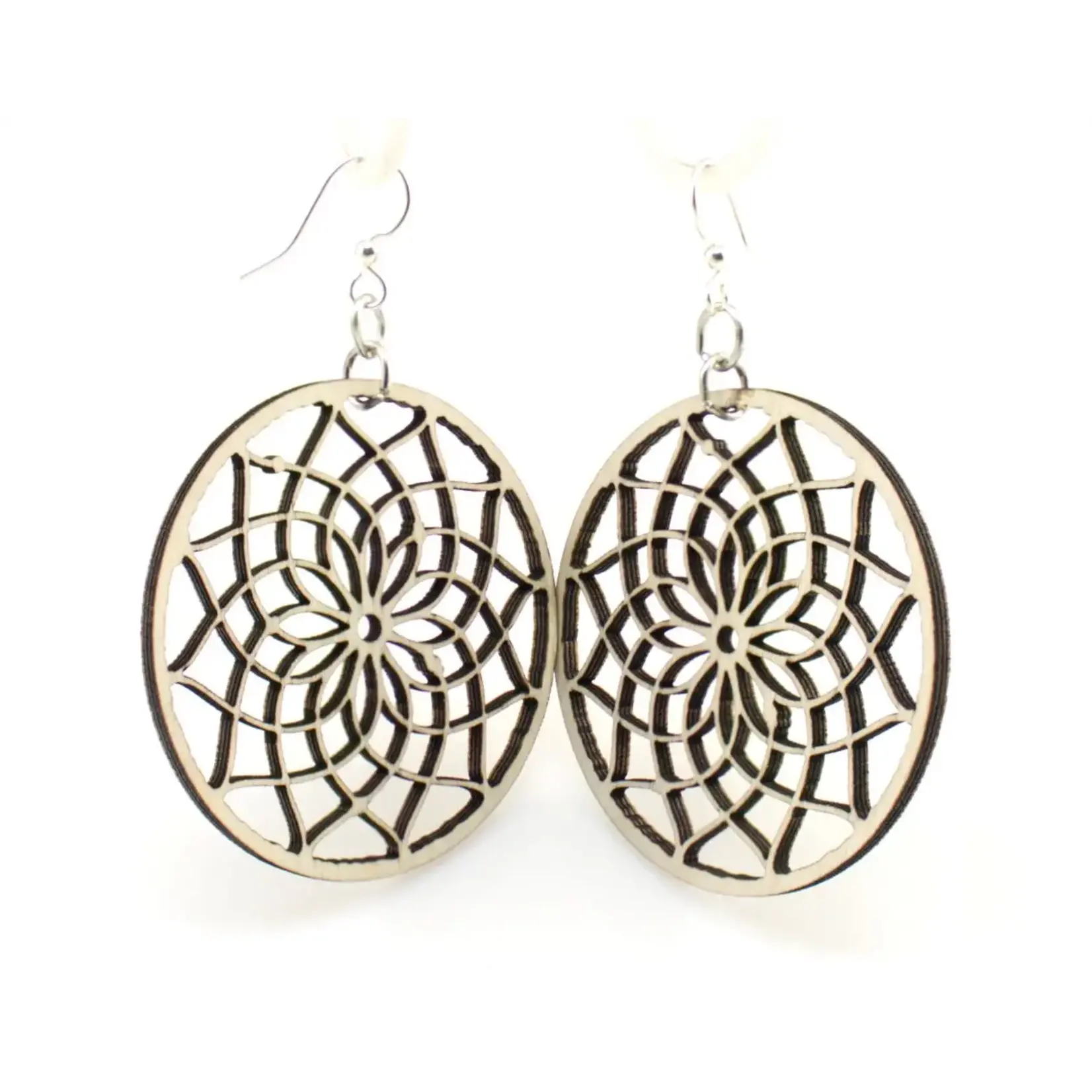 Dreamcatcher Wooden Earrings