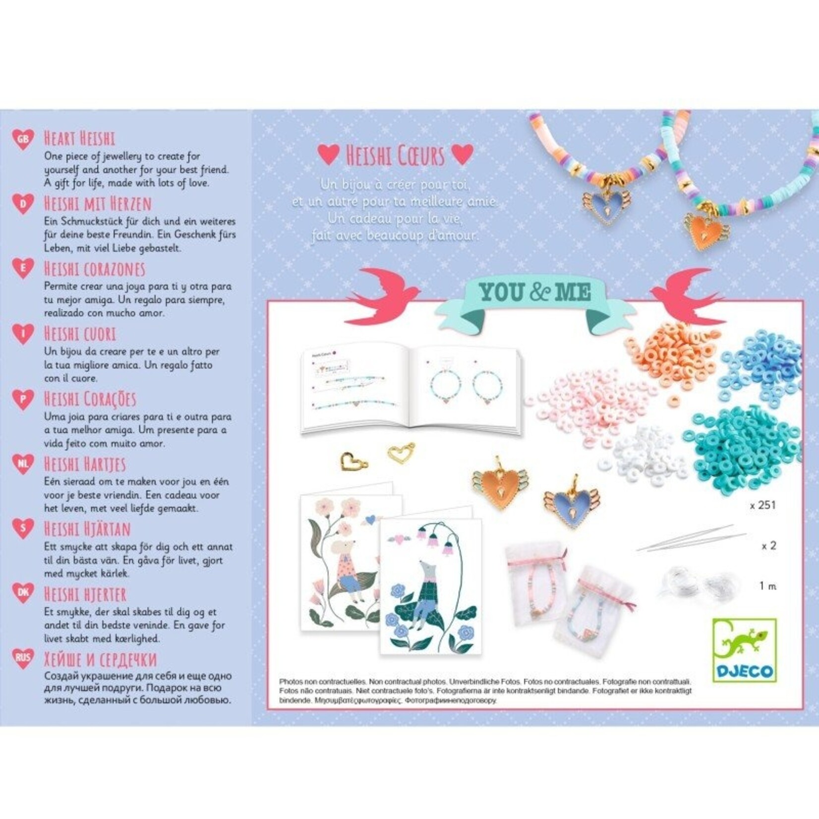 LGA Beads and Jewelry - Heart Heishi