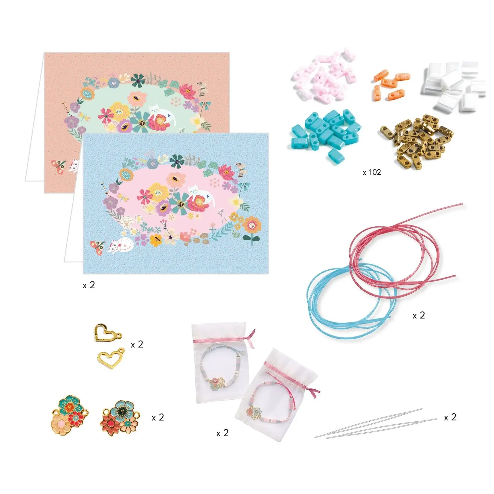 LGA Beads & Jewelry - Tila and Flowers