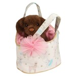 Douglas Toys Birthday Sassy Sak with Chocolate Lab