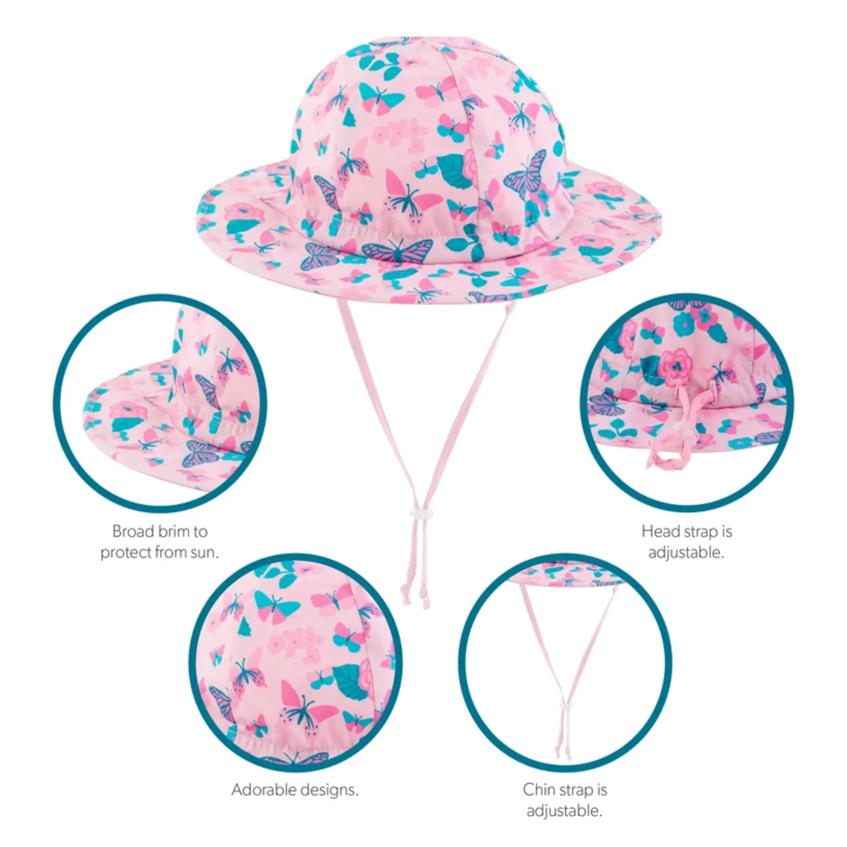 Stephen Joseph Baby Sun Hat Butterfly