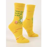 Blue Q Turns Out I'm Tough As Sh*t - Women's Crew Socks