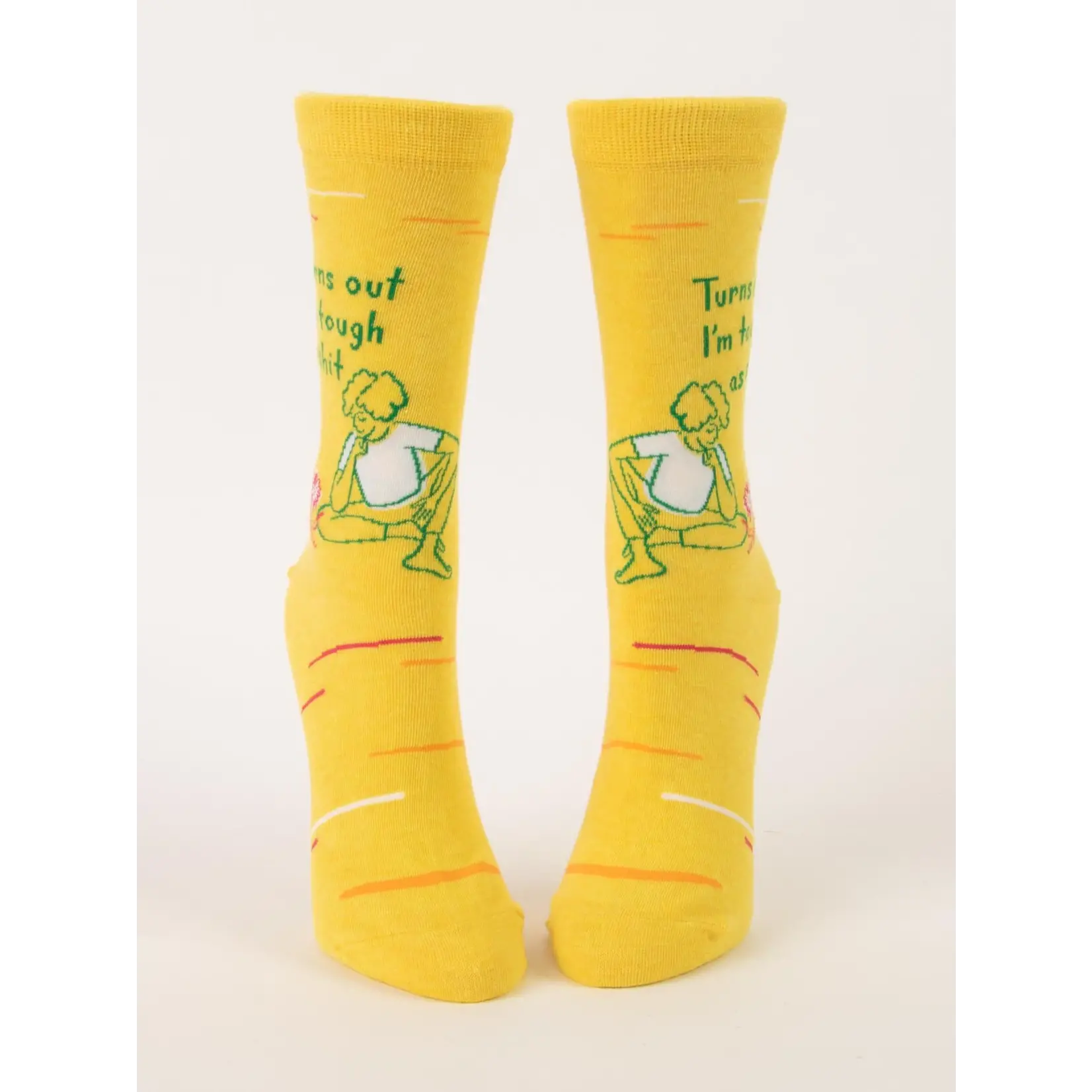 Blue Q Turns Out I'm Tough As Shit - Women's Crew Socks