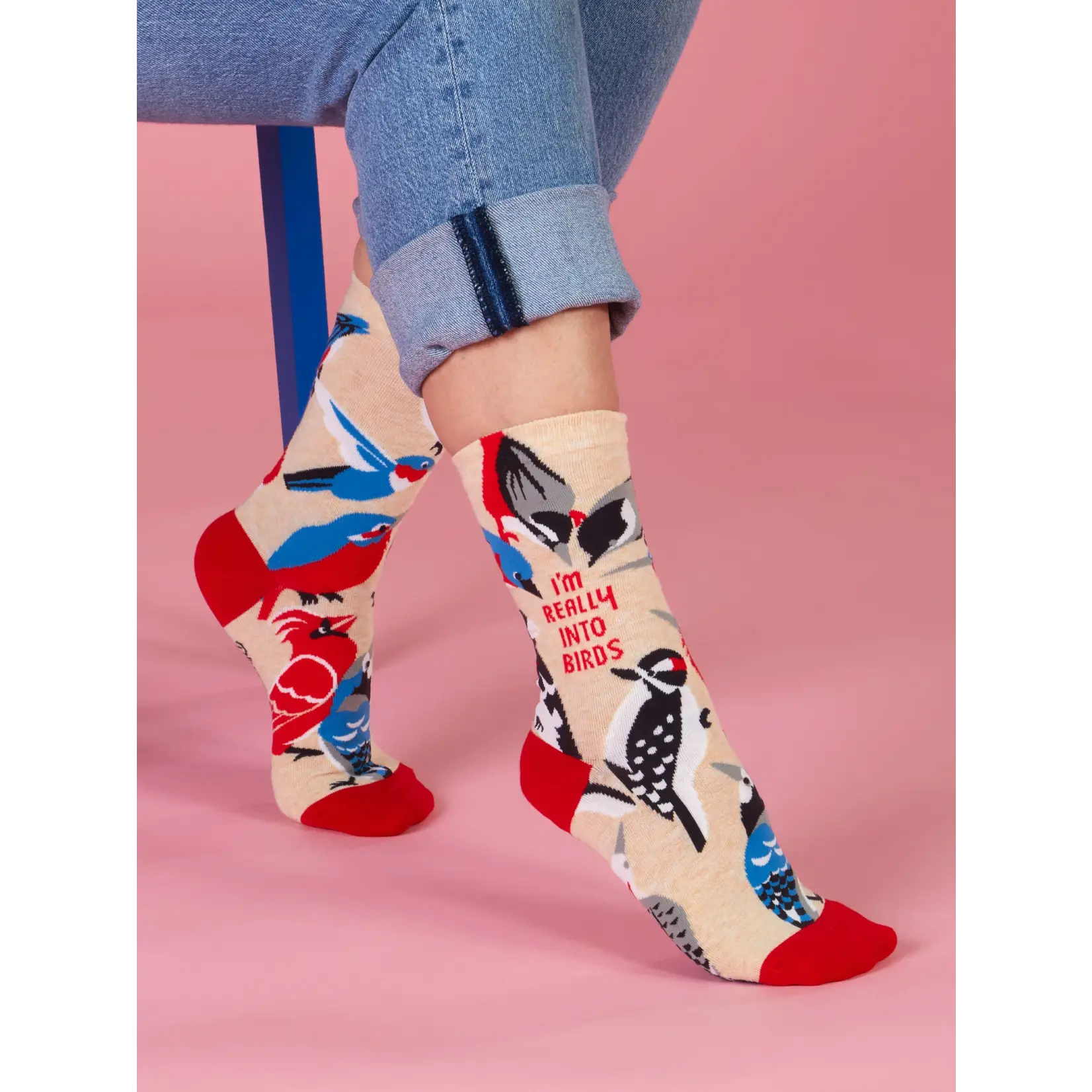 Blue Q I'm Really Into Birds - Women's Crew Socks