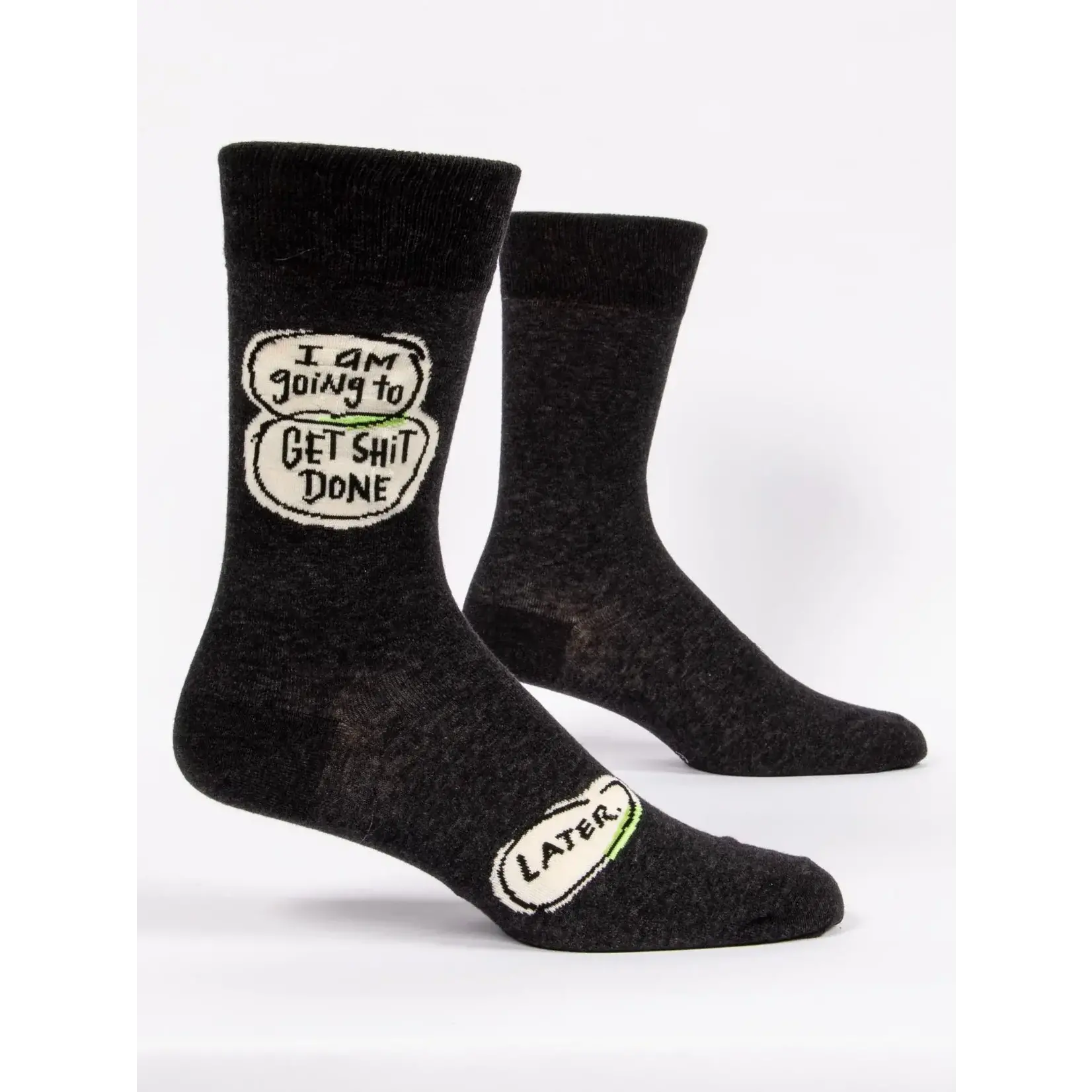 Blue Q Get Shit Done - Men's Crew Socks