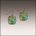 Rolling Hills Abstract Button Drop Earrings