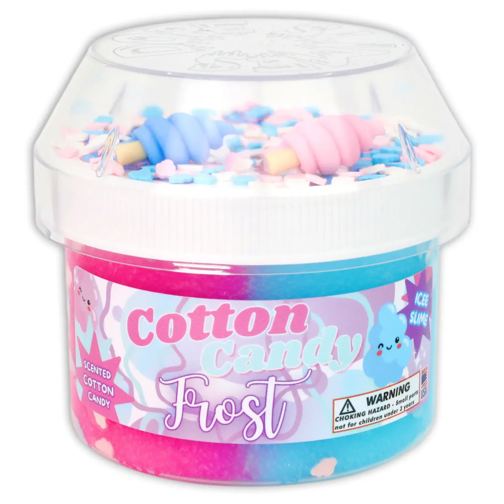 Dope Slimes Cotton Candy Frost - 8oz Icee Slime