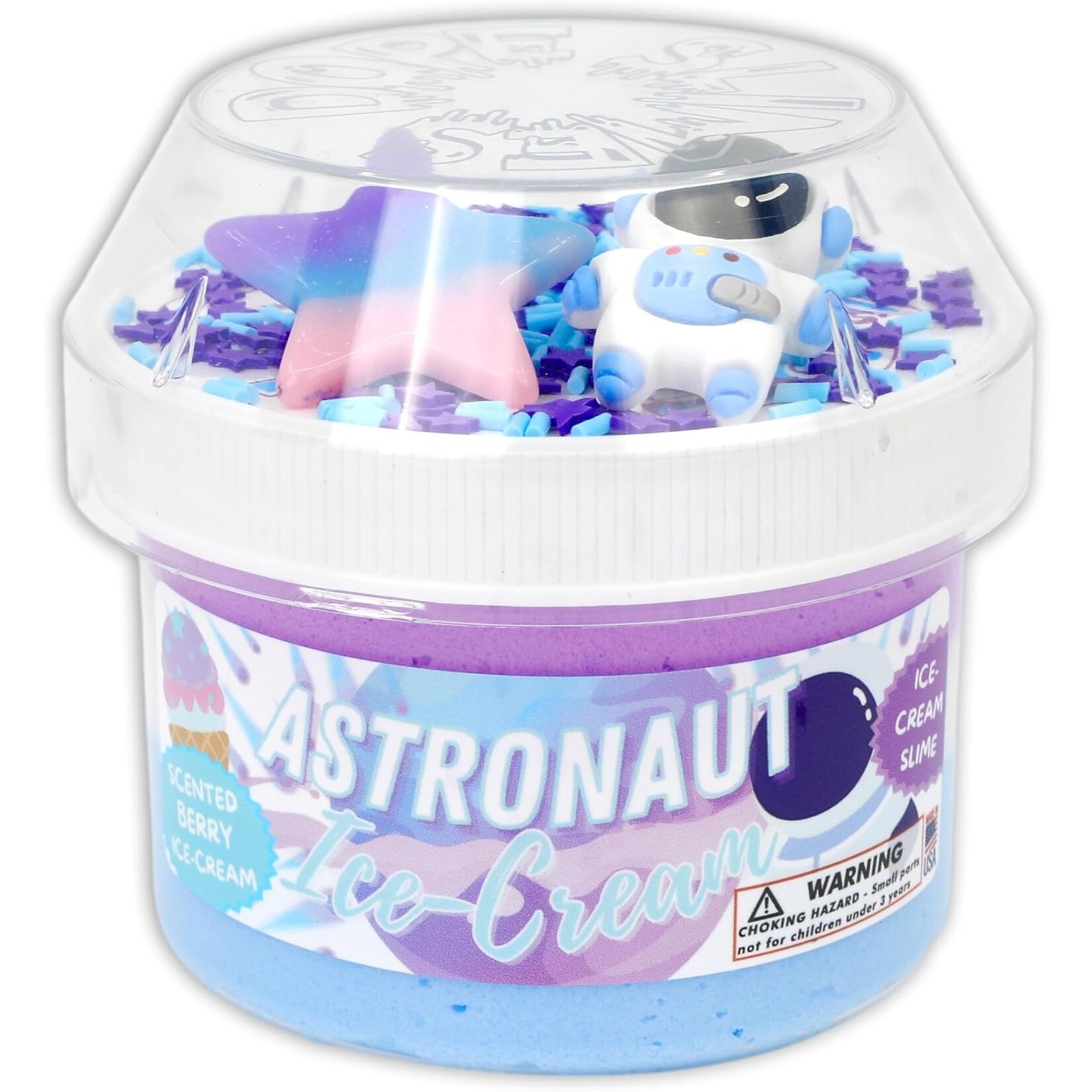 Dope Slimes Astronaut Ice Cream - 8oz Ice Cream Slime