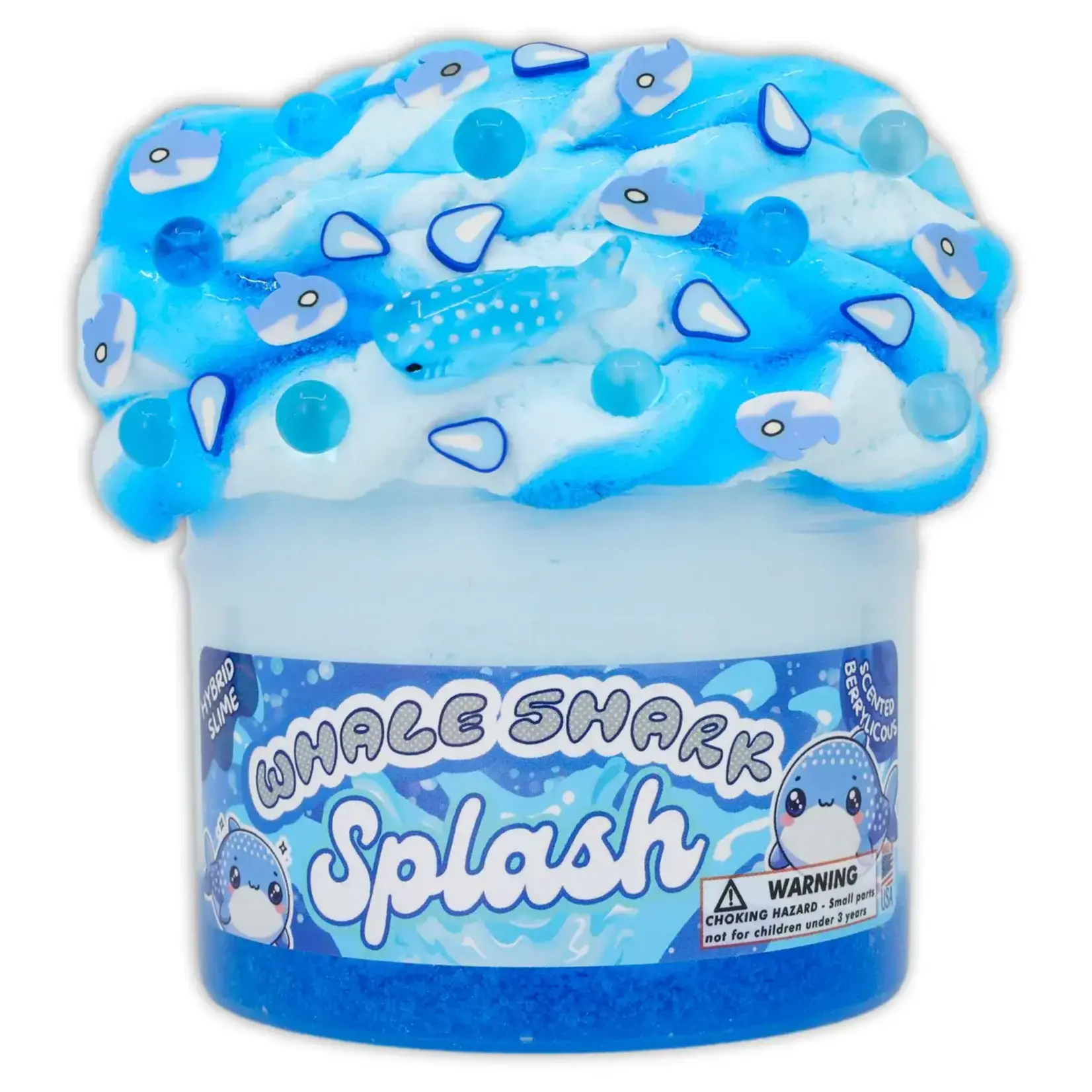 Dope Slimes Whale Shark Splash - 8oz Ice Cream Slime