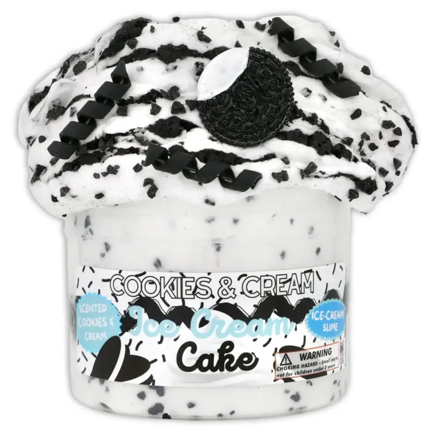 Dope Slimes Cookies & Cream Ice Cream Cake - 8oz Ice Cream Slime