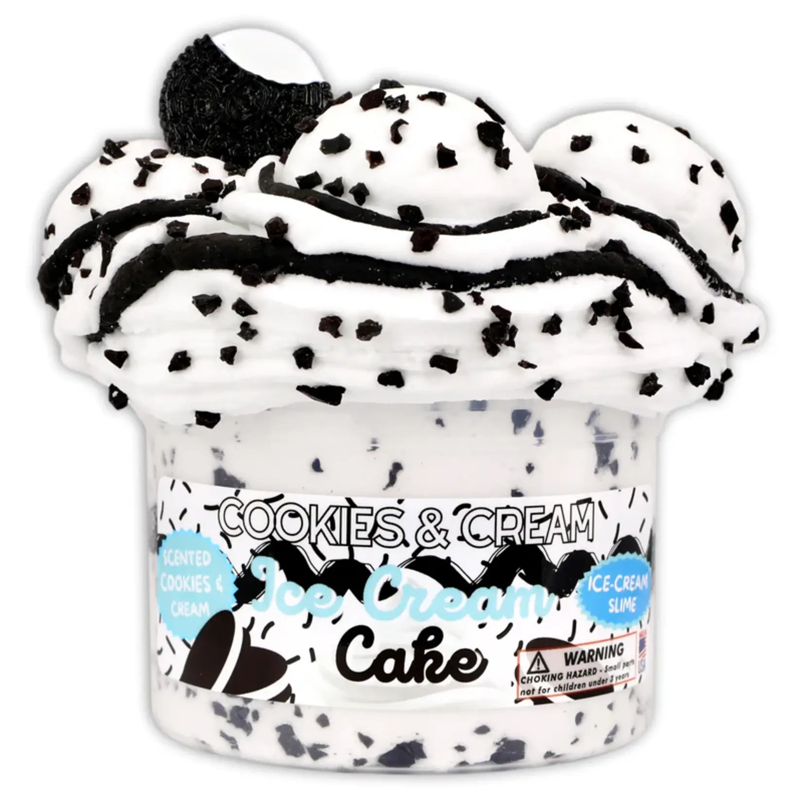 Dope Slimes Cookies & Cream Ice Cream Cake - 8oz Ice Cream Slime