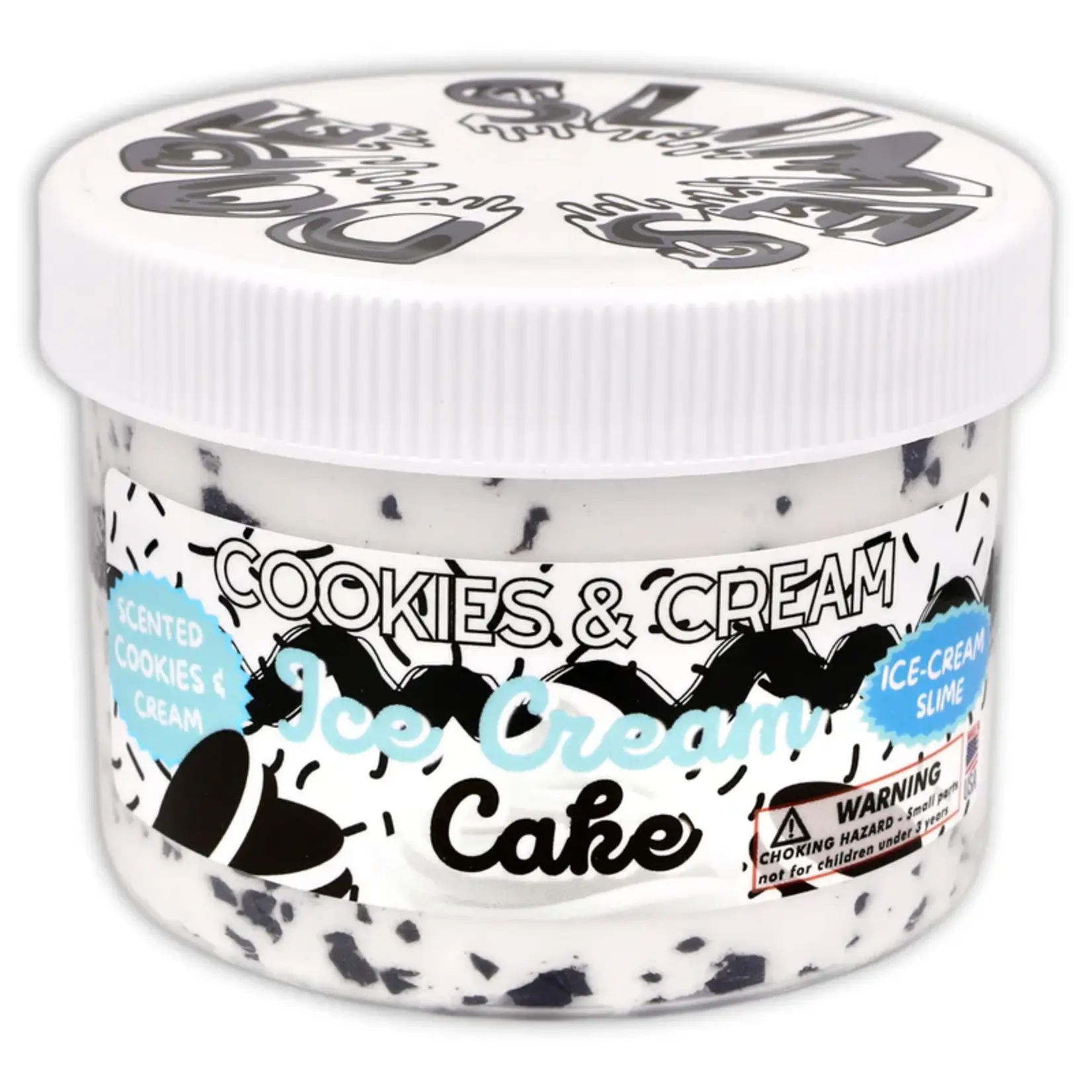 Dope Slimes Cookies & Cream Ice Cream Cake - 8oz Ice Cream Slime