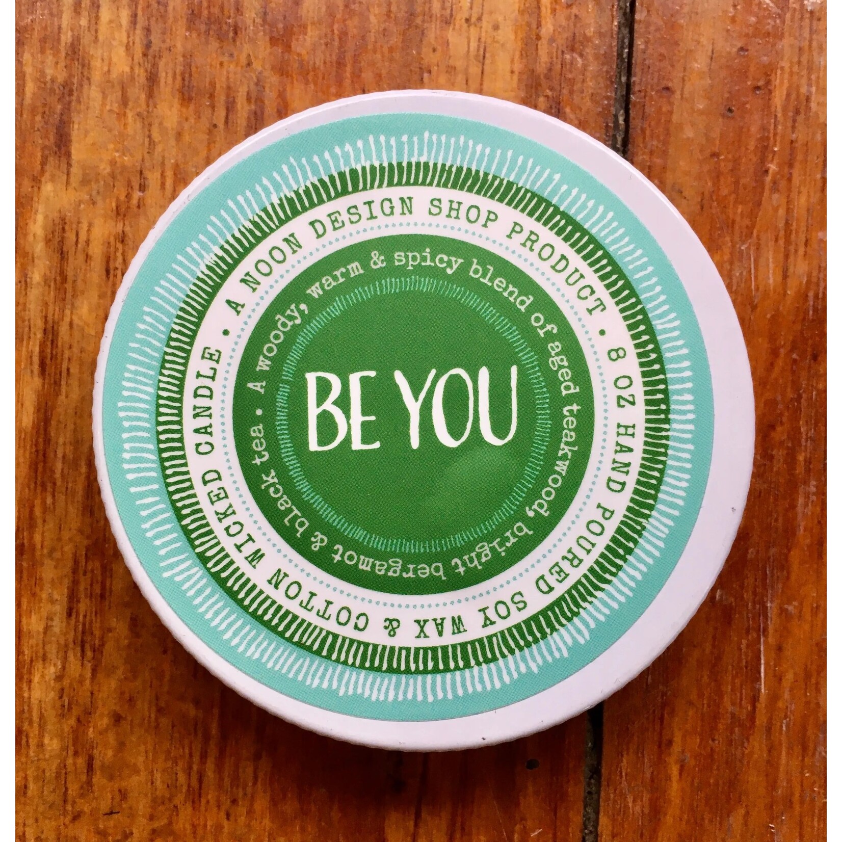 Be You Candle: Bergamot + Black Tea