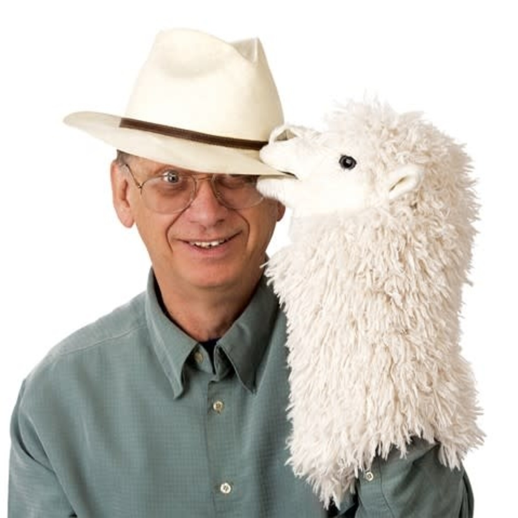 Alpaca Stage Hand Puppet