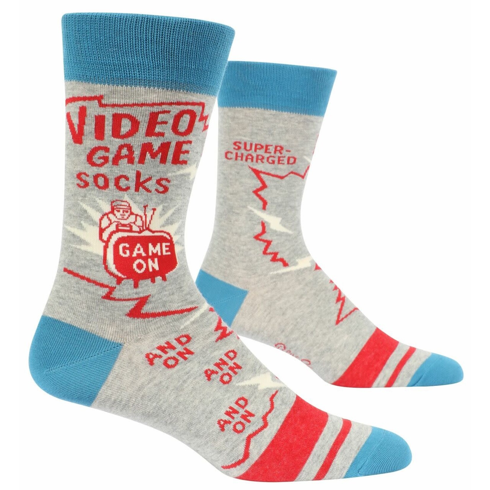 Blue Q Video Game - Men's Crew Socks