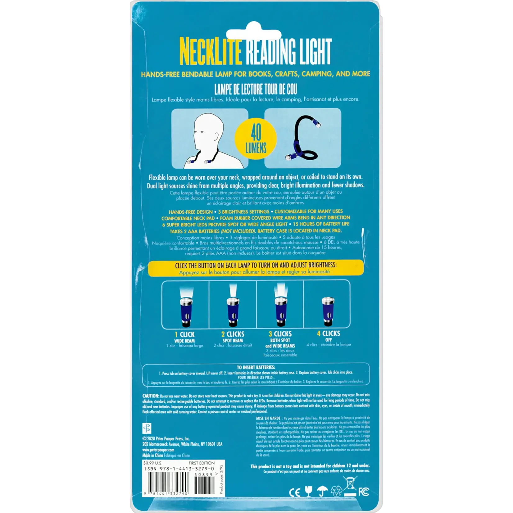 Peter Pauper Press Necklite Reading Light