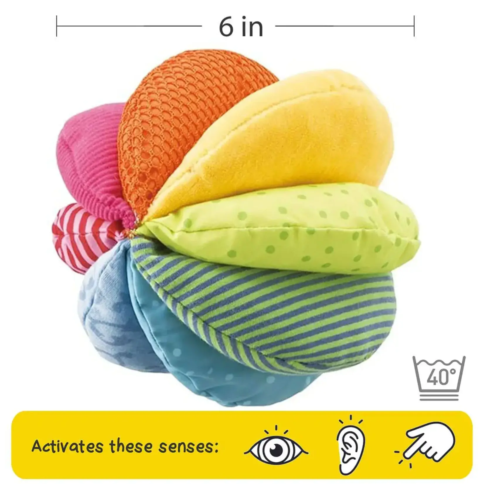 Rainbow Fabric Ball