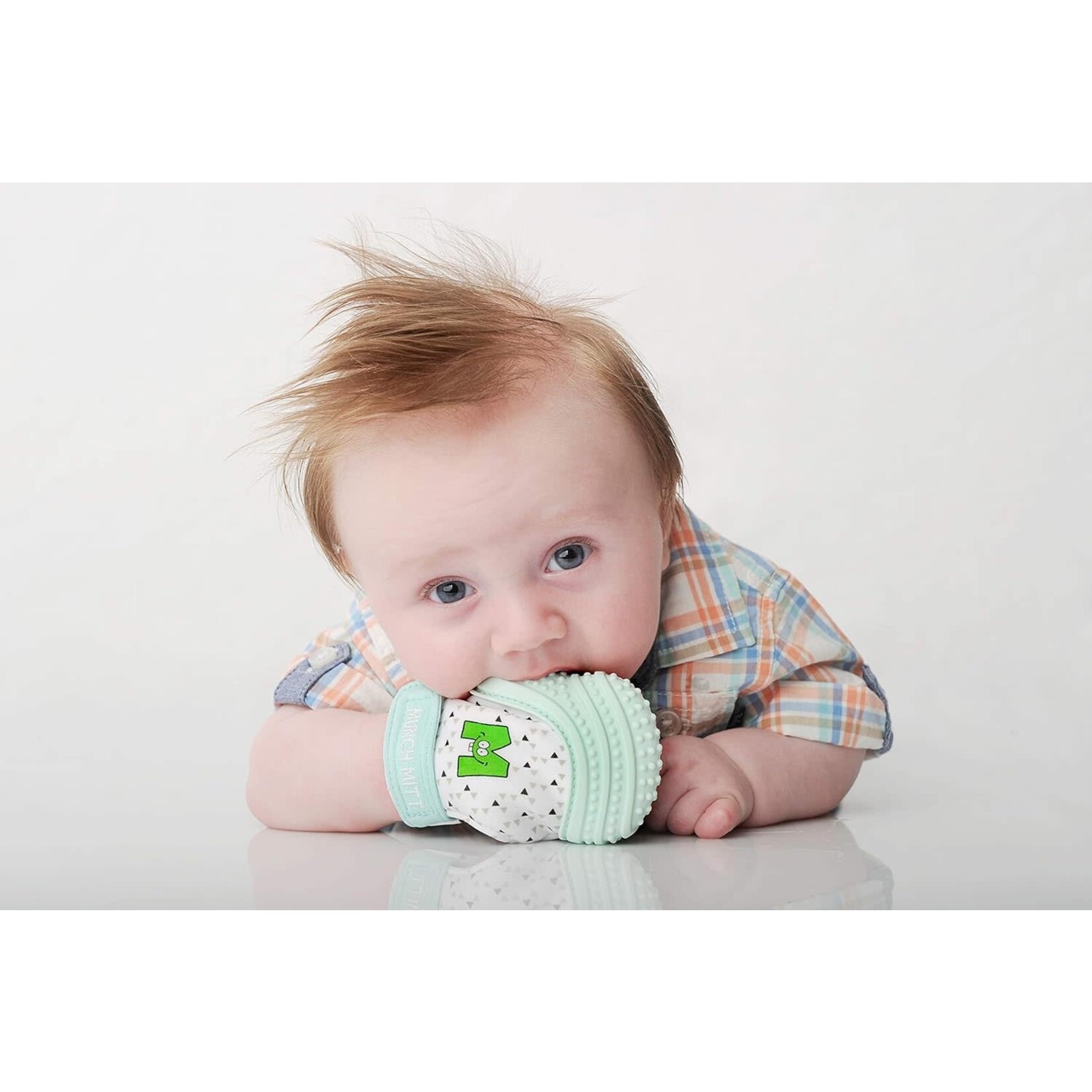 Munch Mitt - Mint Green - Triangles