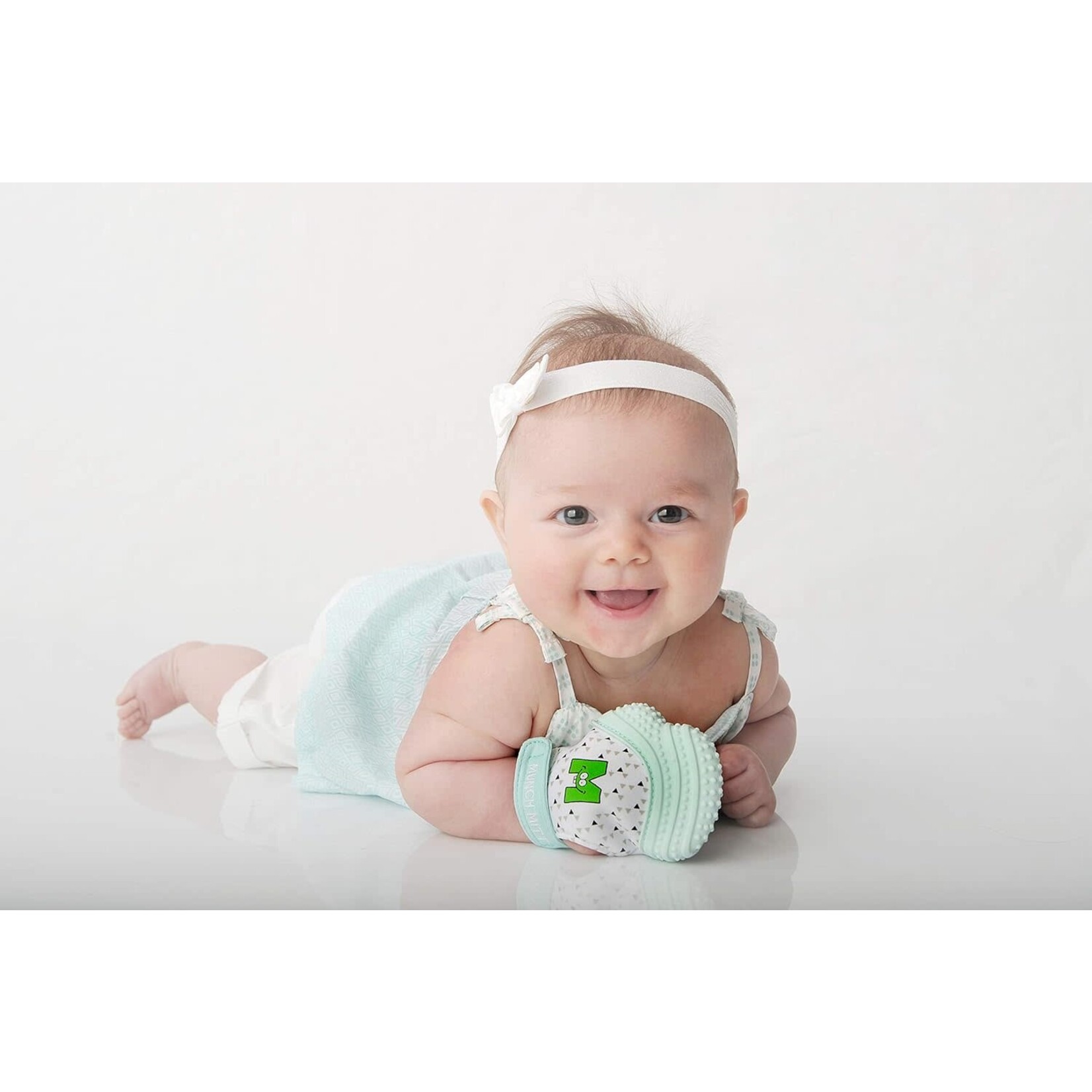 Munch Mitt - Mint Green - Triangles