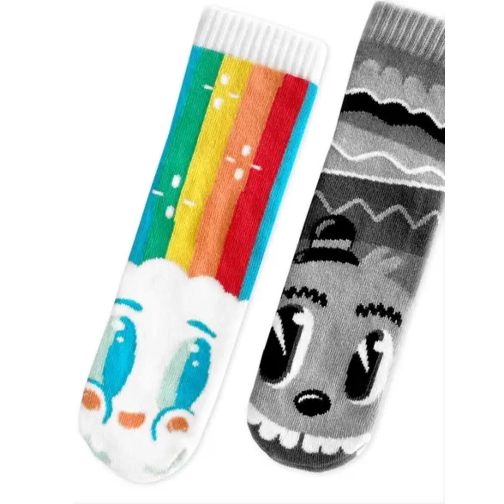 Pals Socks - Rainbowface & Mr. Gray, Ages 9-12