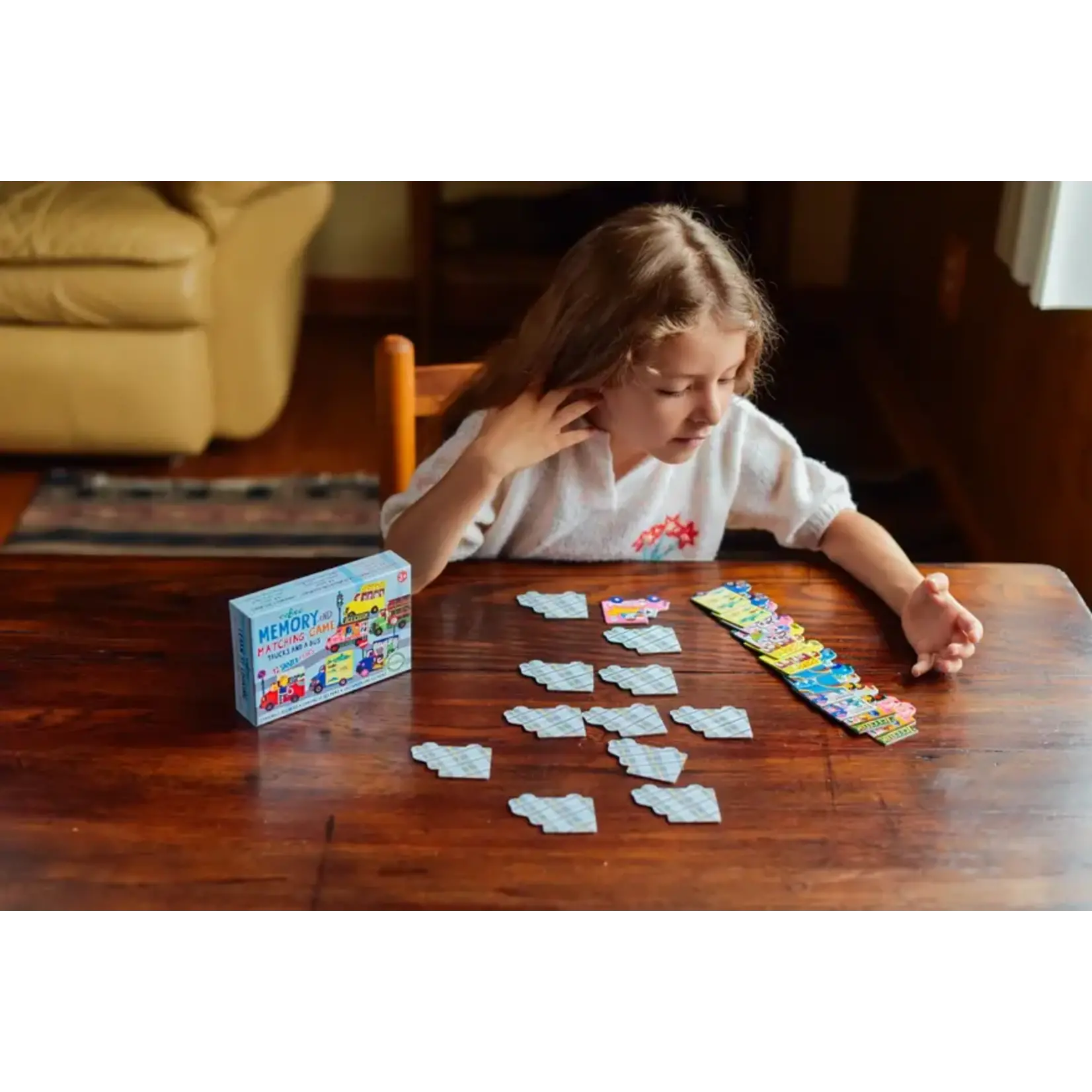 eeboo Trucks and a Bus - Memory and Matching 3+