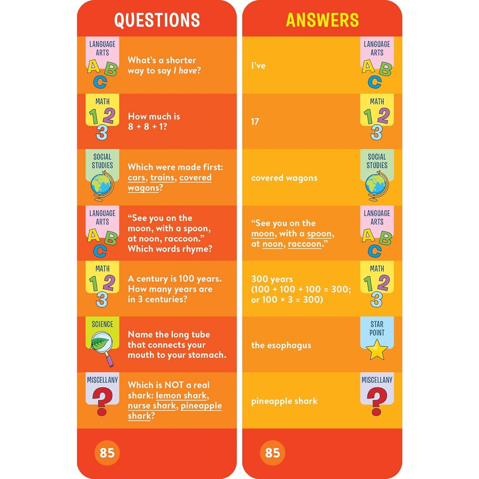 Brain Quest 2nd Grade Smart Cards Revised 5th Edition