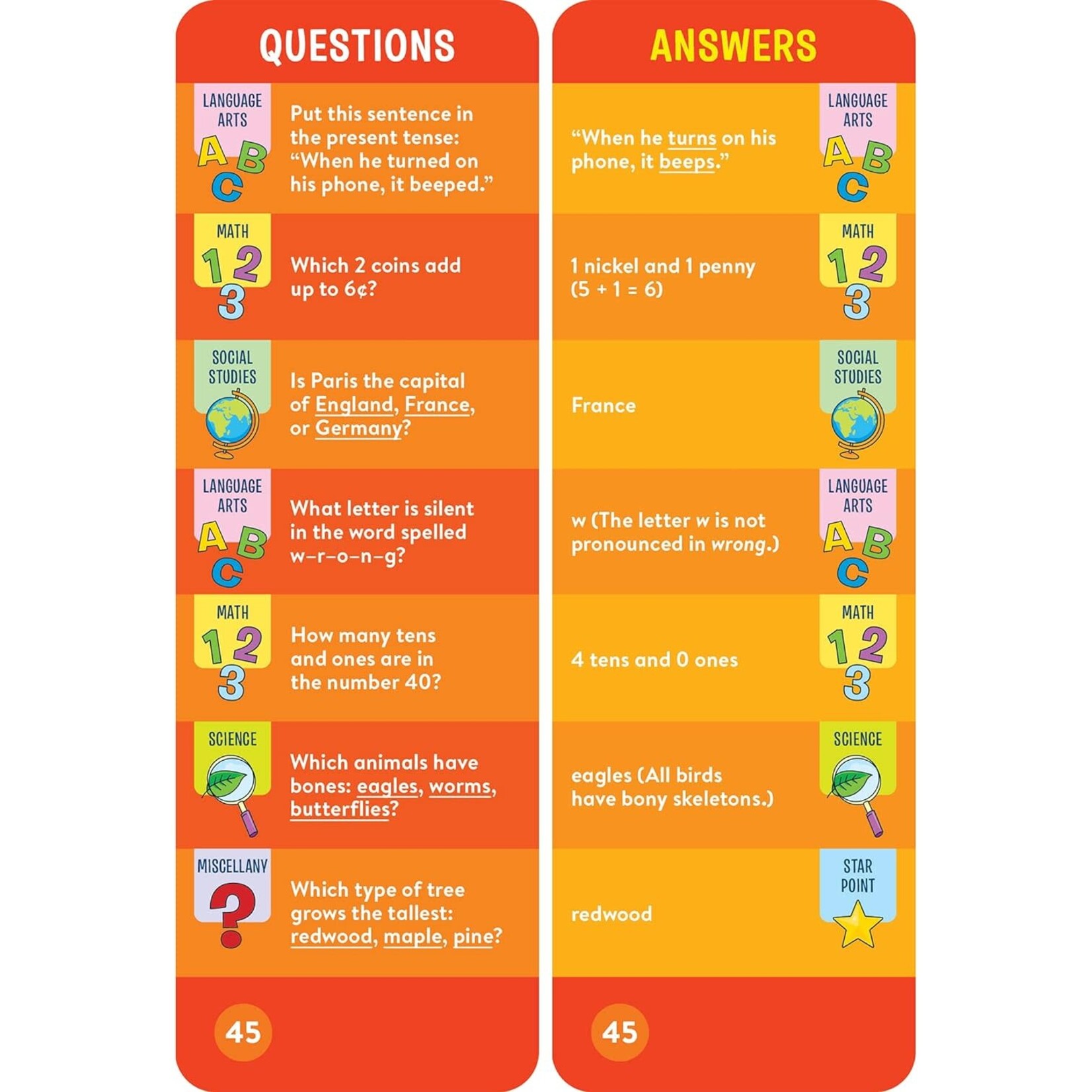 Brain Quest 2nd Grade Smart Cards Revised 5th Edition